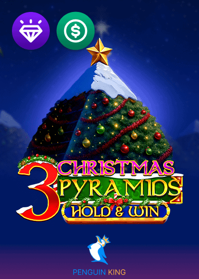 3 Christmas Pyramids Hold and Win