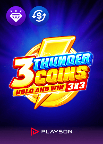 3 Thunder Coins Hold and Win