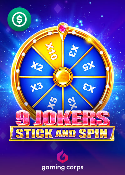 9 Jokers Stick and Spin